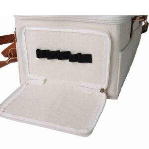 Sharol Milles™ Luxury Baby Organizer Bag Top View - Image 1
