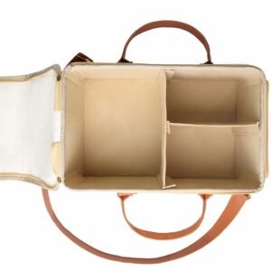 Sharol Milles™ Luxury Baby Organizer Bag Side Pocket Detail - Image 1
