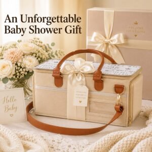 Sharol Milles™ Luxury Baby Organizer Brown Bag - Image 6