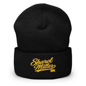 Sharol Milles Signature Gold Beanie | Unisex Streetwear - Image 6