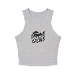 Sharol Milles Women’s Micro Rib Racer Tank Top - Image 6