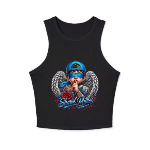 Sharol Milles Women’s Micro Rib Racer Tank Top - Image 13