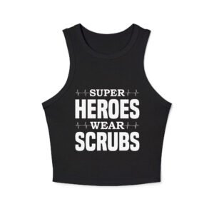 Sharol Milles Women’s Micro Rib Racer Tank Top - Image 1