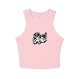Sharol Milles Women’s Micro Rib Racer Tank Top - Image 5